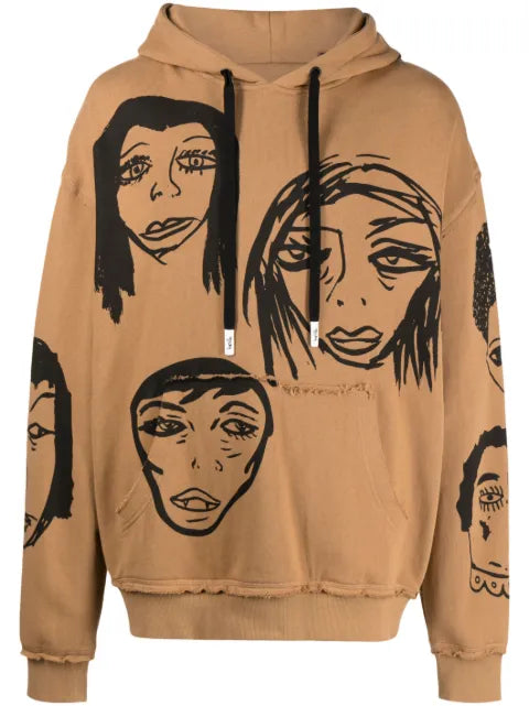 Haculla They're Watching cotton hoodie