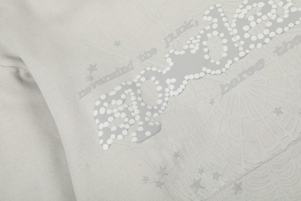 Sp5der Rhinestone Star Hoodie & Sweatpants Set
