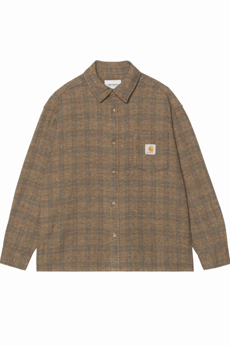 CARHARTT WIP BAGLEY SHIRT Bagley Check / Hamilton Brown
